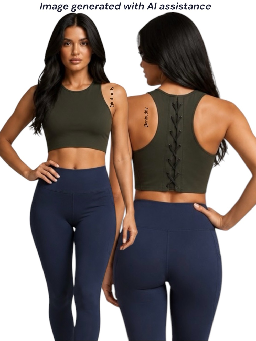 Splits59 XS army green techflex sports bra